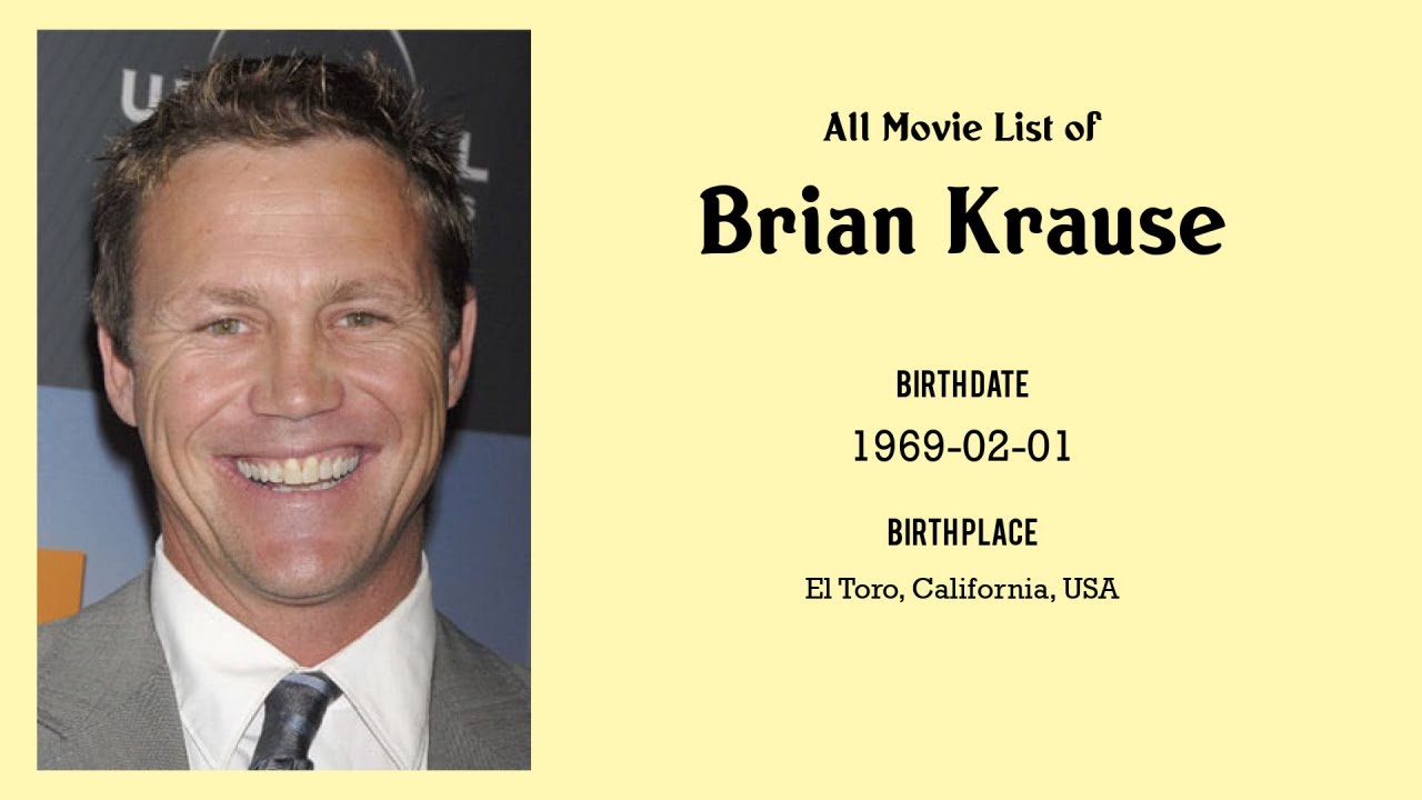 Brian Krause Movies list Brian Krause| Filmography of Brian Krause