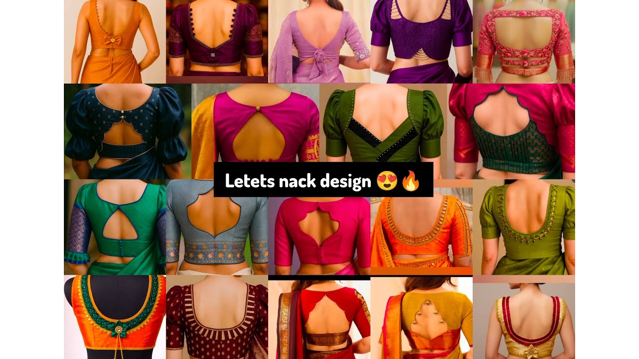 25+ bina dori wala 🔥👌 trending blouse 🔥back nack design 😍and sleeve design ✨#trendingideas #fashion 