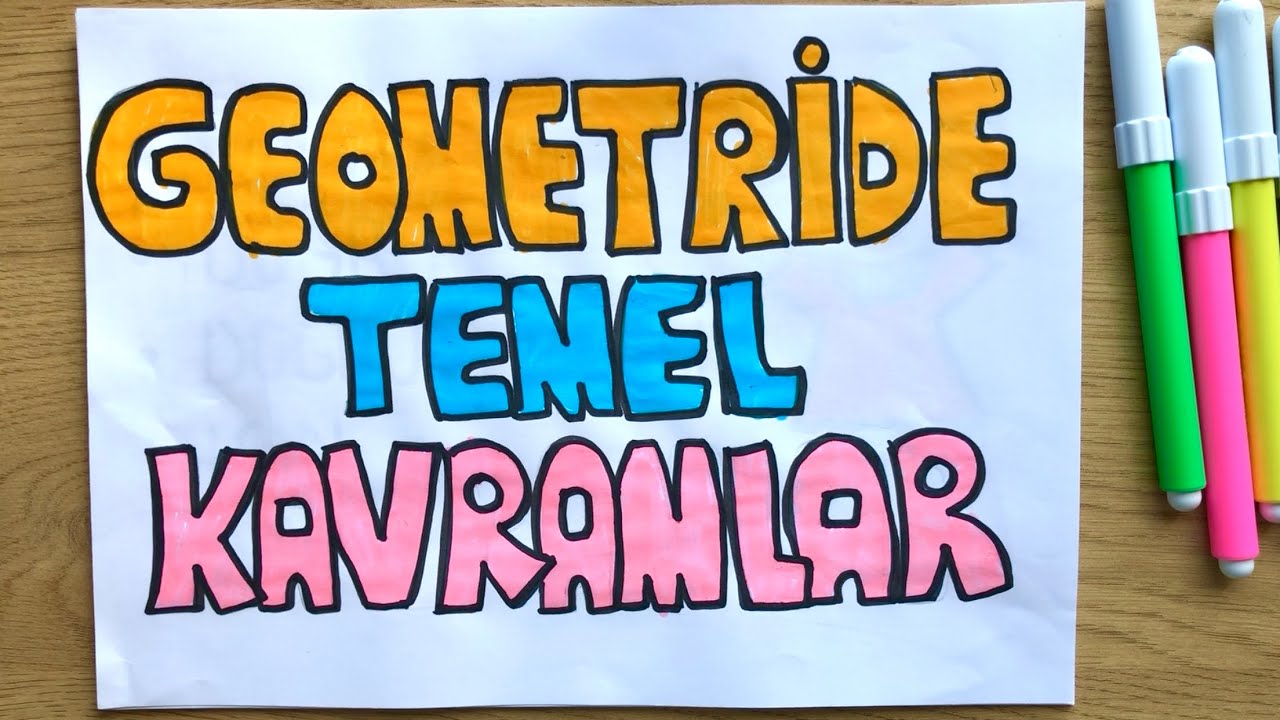 SÜRPRİZLİ DERS / GEOMETRİDE TEMEL KAVRAMLAR