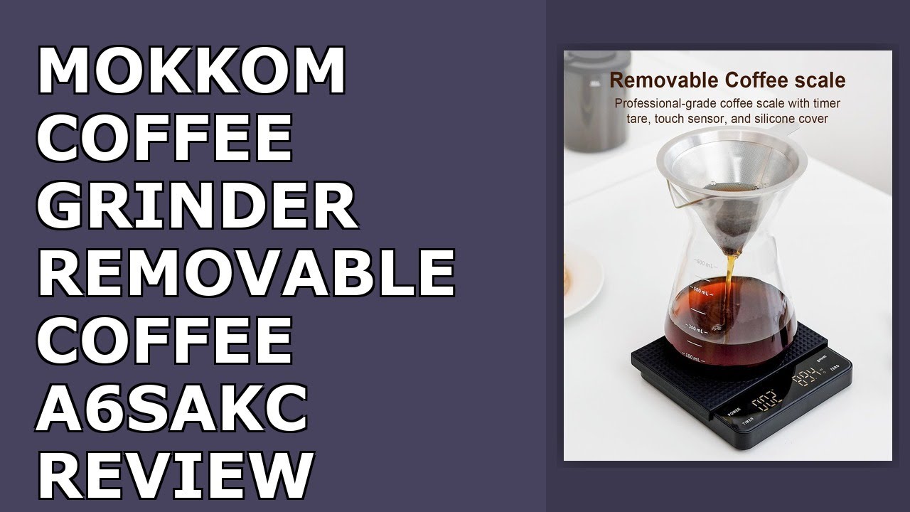 MOKKOM Coffee Grinder with Removable Coffee Scale, Anti-static Conical Burr Coffee Bean Review
