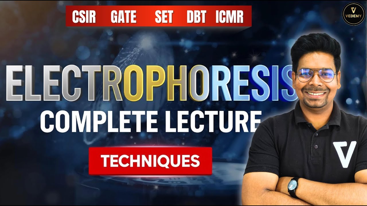 Electrophoresis | Complete Lecture | L3 | Techniques | Dr. Virendra Singh | CSIR | GATE | DBT |