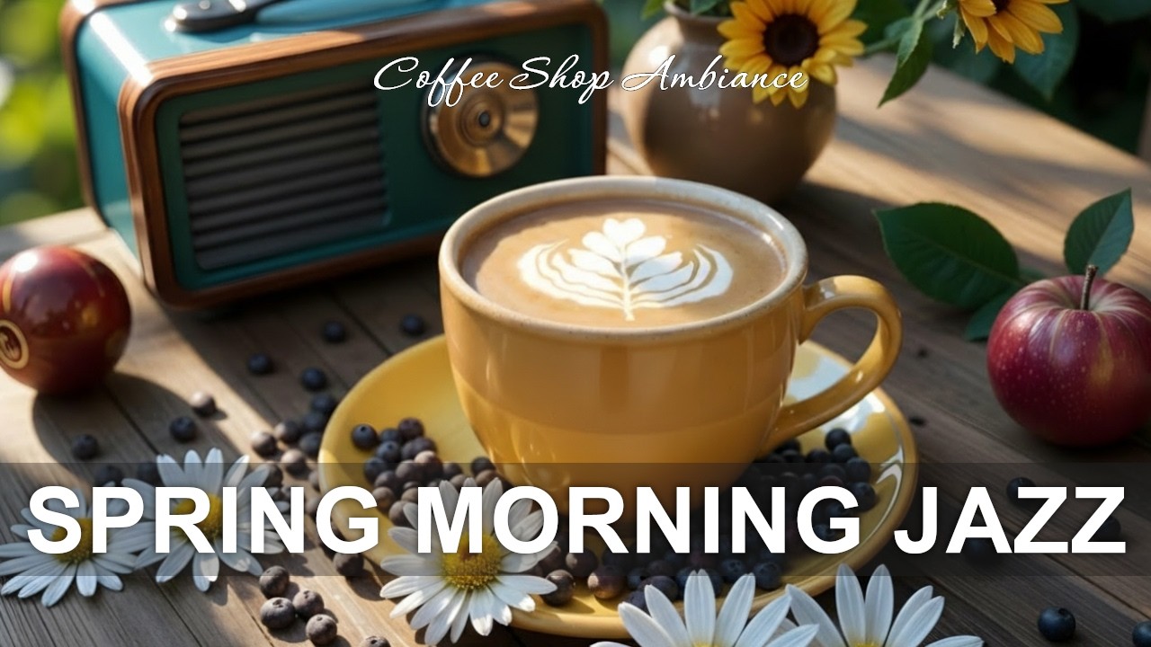 Spring Morning Jazz ☕ Positive Bossa Nova background for Studying, Working & Relaxing