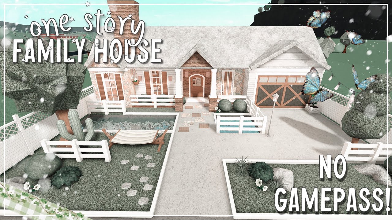 BLOXBURG: One Story Family - NO GAMEPASS ♡