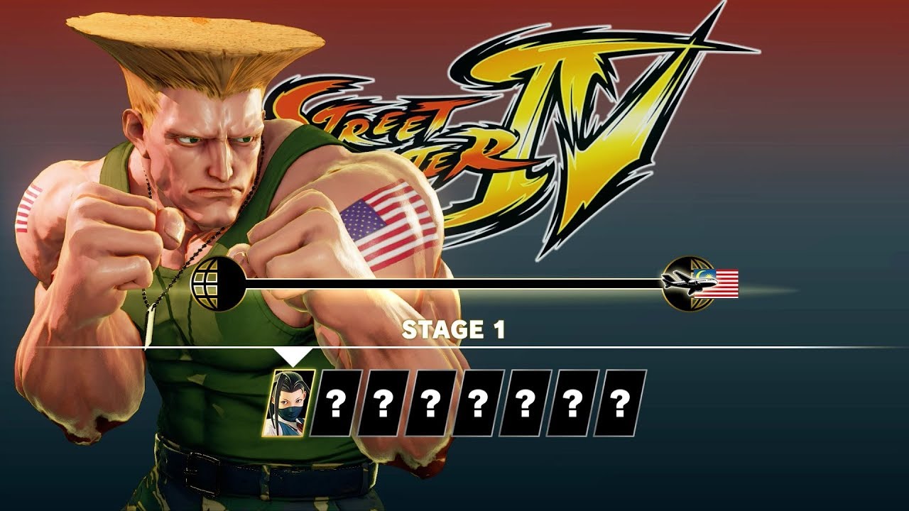 SFV AE - Guile Arcade Mode (Full) [Street Fighter 4 Path]
