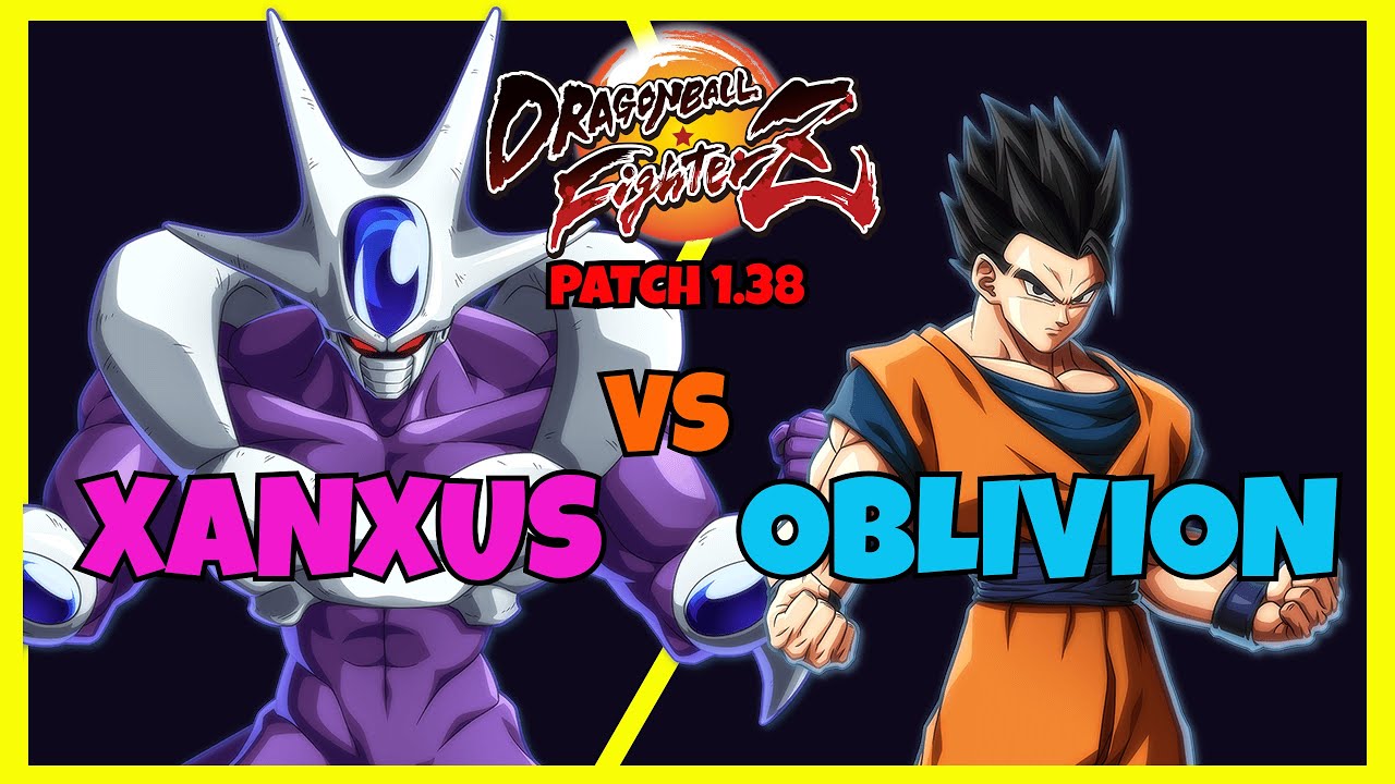 DBFZ PATCH 1.38 - XANXUS vs OBLIVION (Cooler, Blue Vegeta, SSJ Vegeta vs Gogeta 4, Vegito, A. Gohan)