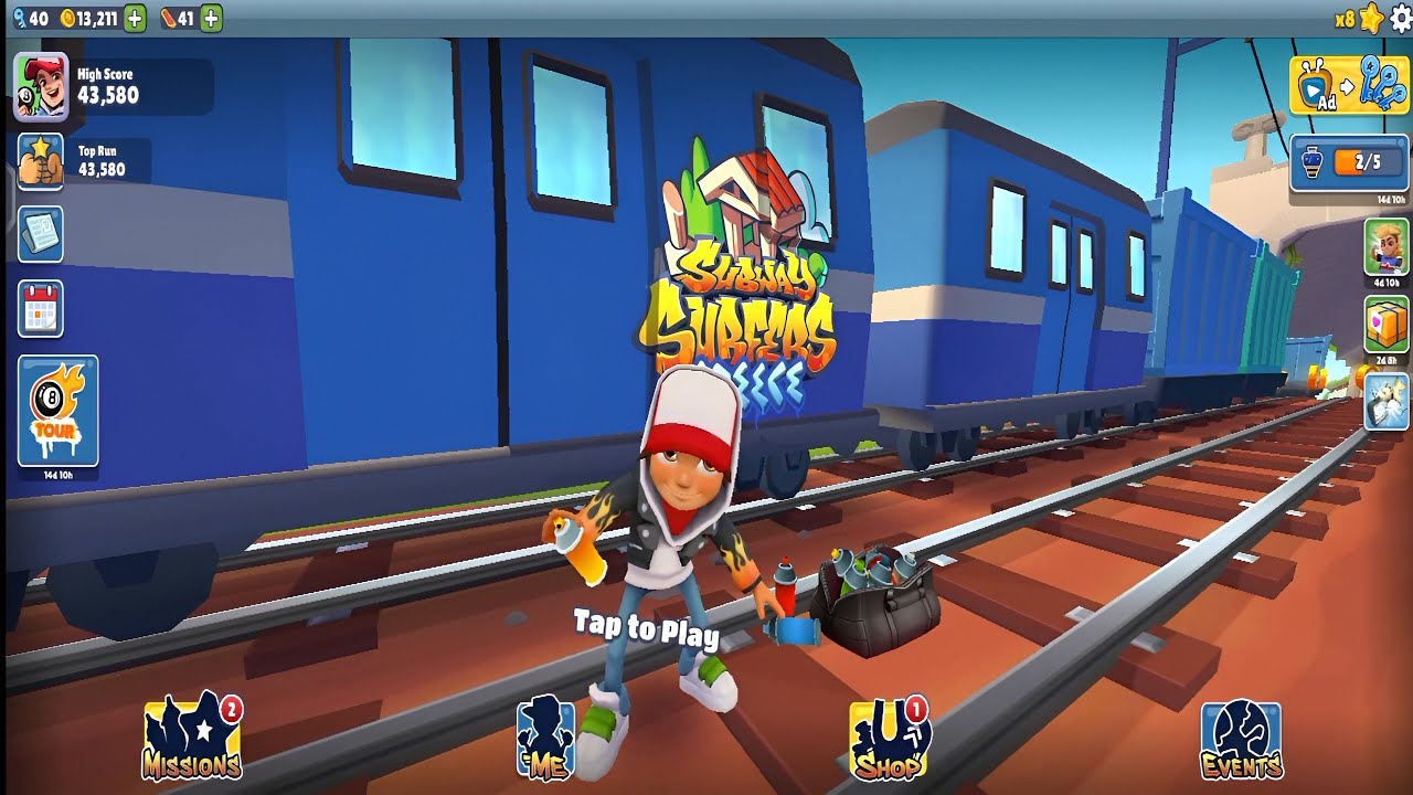 Subway Surfers 2025 | Full Screen HD Gameplay Run 🎮🔥