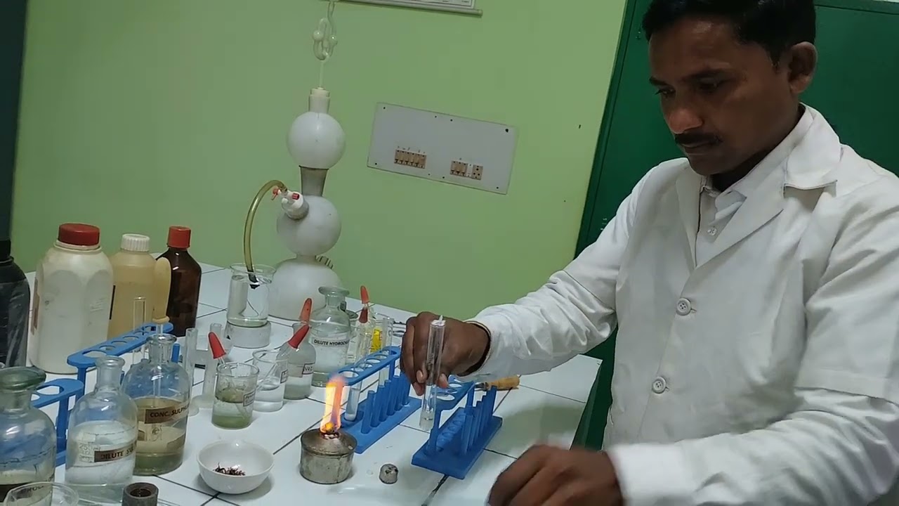 Salt analysis of Barium Nitrate