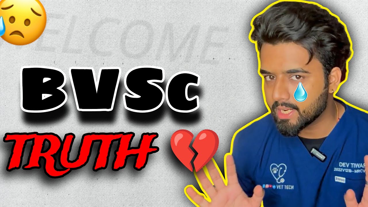 BVSc की सच्चाई 😢 | The Dark Truth of Veterinary College Life Nobody Talks About!