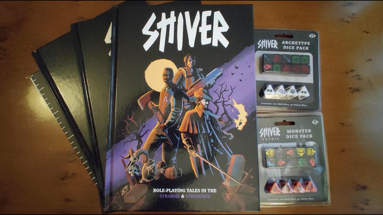 Shiver RPG (and Shiver Gothic and more!) - First Impressions (Parable Games)