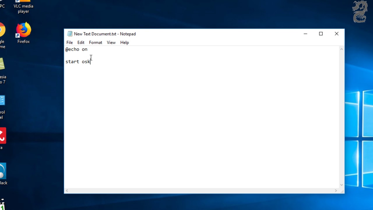 How to open any program using Notepad