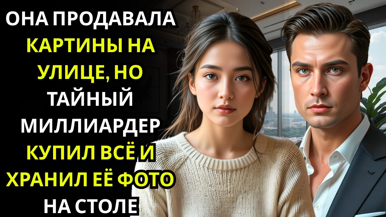 МИЛЛИАРДЕР CEO КУПИЛ ВСЕ ЕЁ КАРТИНЫ… ОНА НИКОГДА НЕ ЗНАЛА, ЧТО ЕЁ ФОТО СТОЯЛО НА ЕГО СТОЛЕ!!!