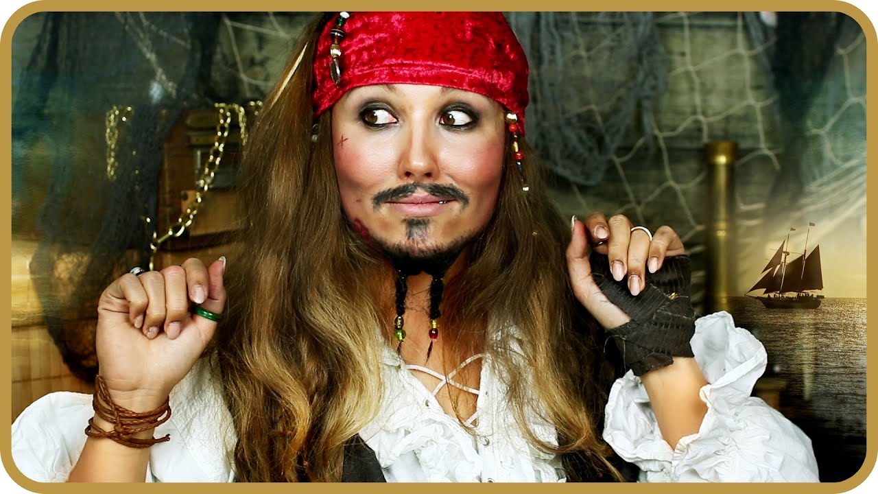 Captain JACK SPARROW Transformation MAKEUP II Sissi