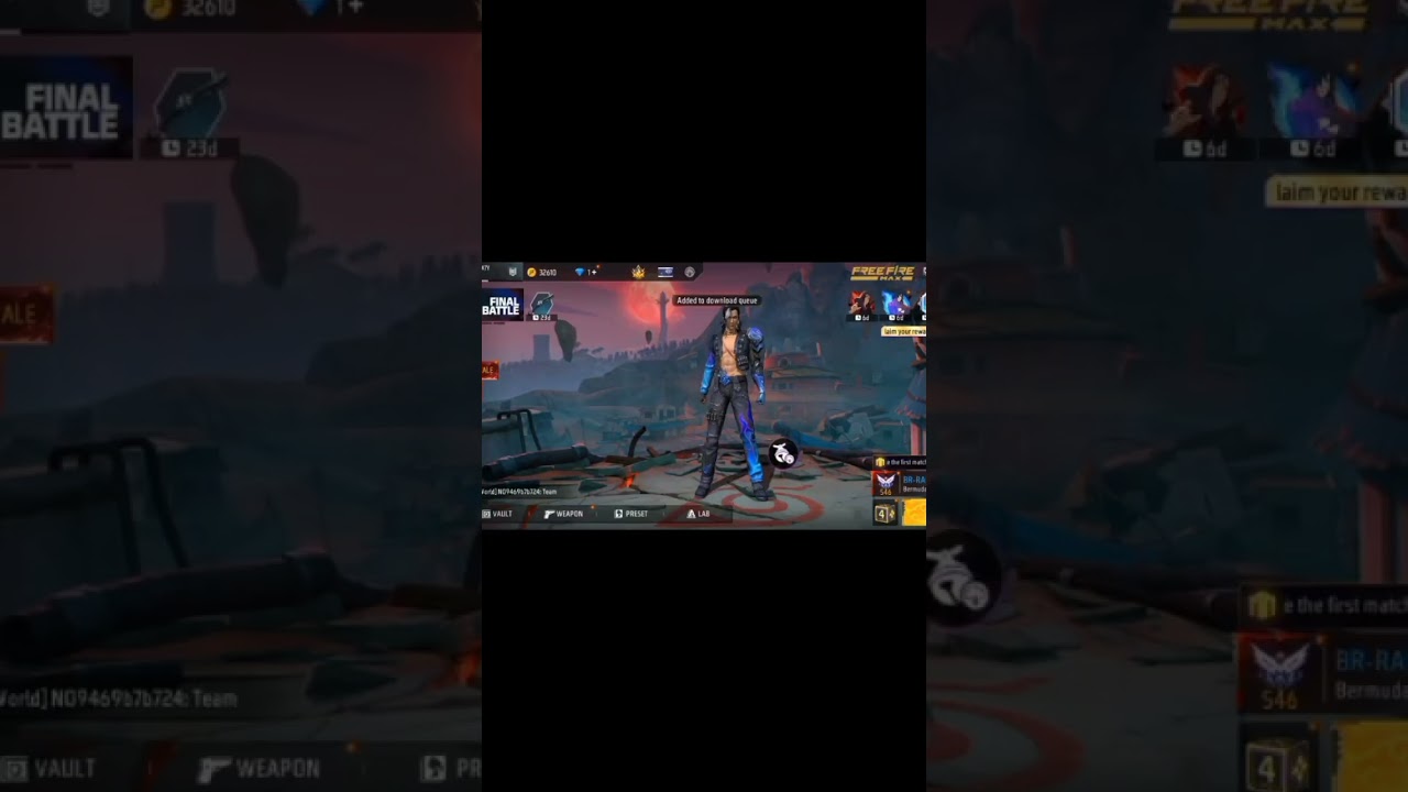 1 sal bad game open free fire 