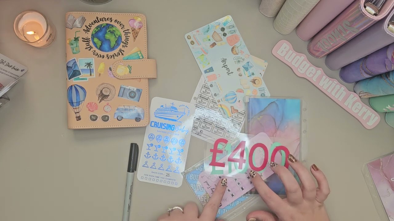 Setting up my cash stuffing binders for 2025!🎉 Savings challenges, sinking funds & budget UK