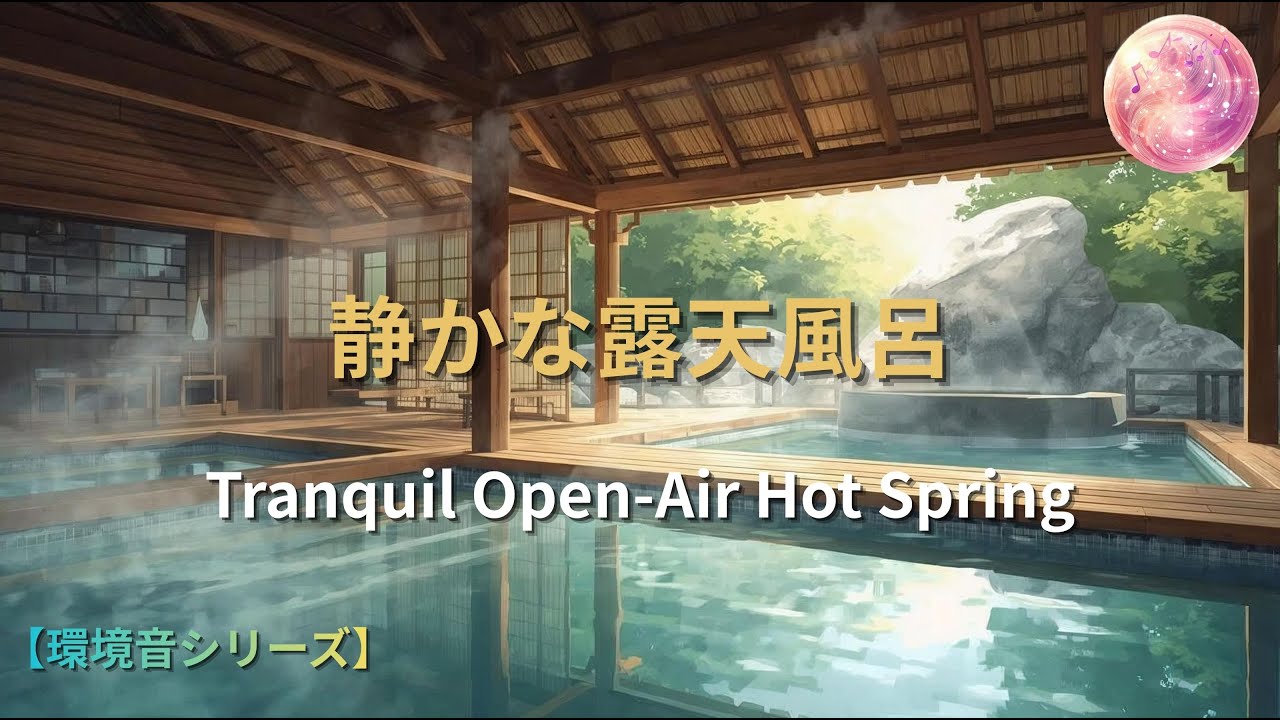 【環境音】静かな露天風呂 ― Tranquil Open Air Hot Spring