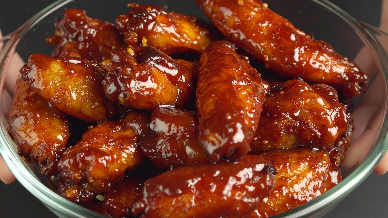 🔥AMAZING BBQ chicken wings that everyone is asking me to make again!