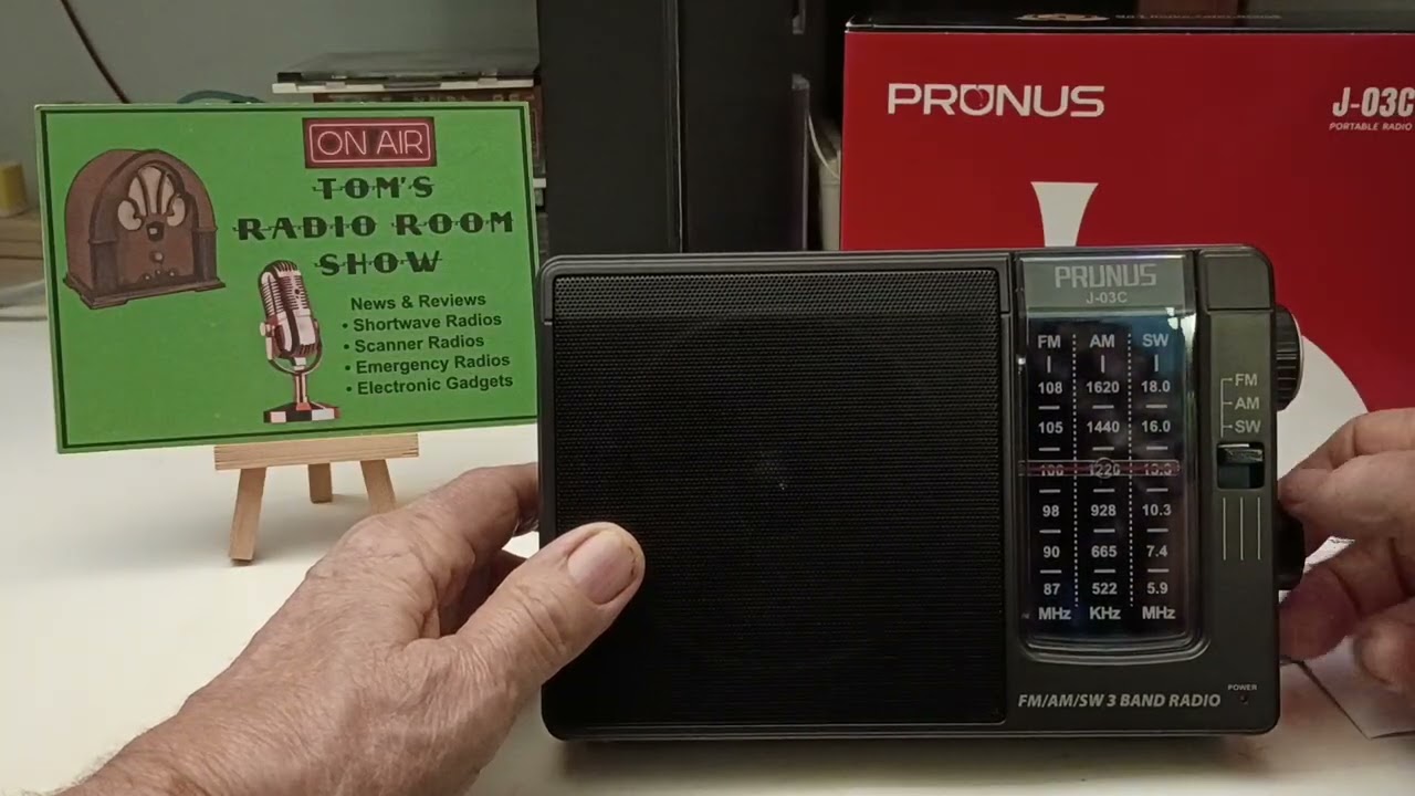 TRRS #2653 - Удобный и простой в использовании AM/FM/SW радиоприемник - PRUNUS J-03C