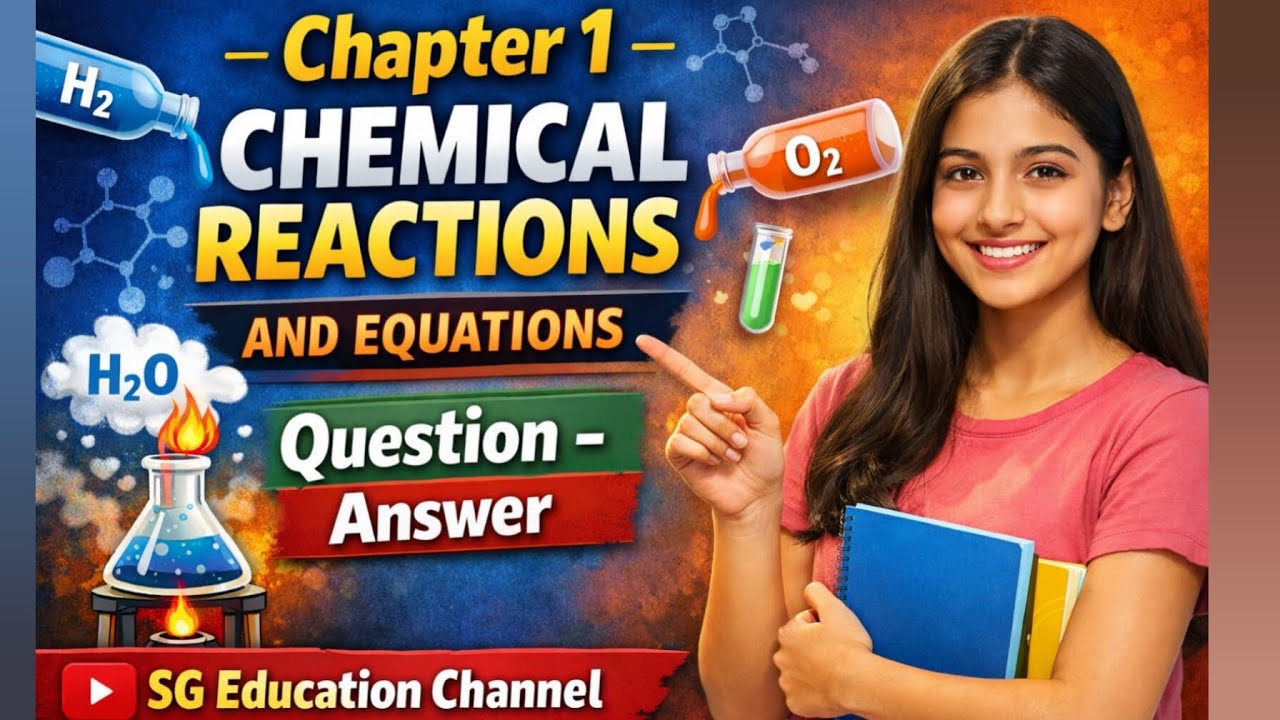Chapter 1 Chemical Reactions and Equations Question Answer Class 10th Science | SG Education Channel