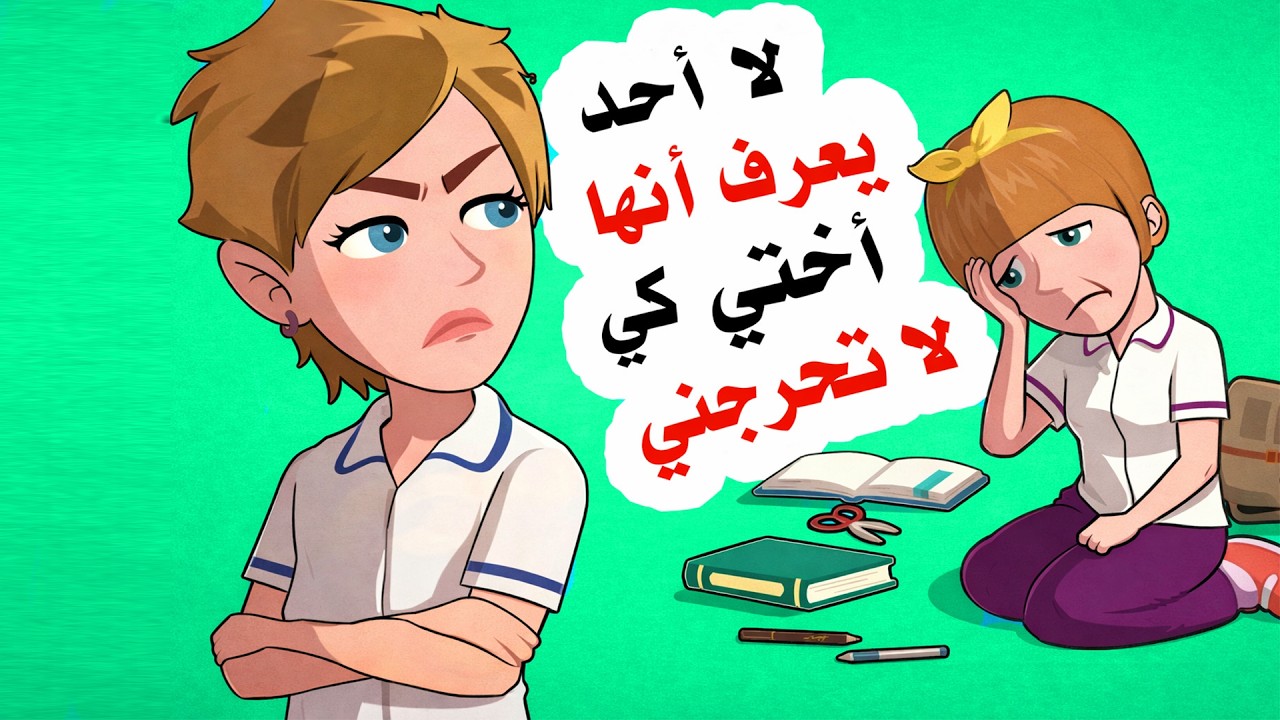 أخفيت حقيقتنا عن الجميع في المدرسة حتى لا تحرجني