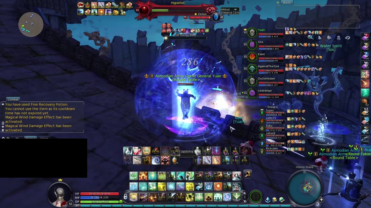 [AionYuan] Infinity Shard CLERIC DPS | Asmodian Cleric | Aion 4.6 |