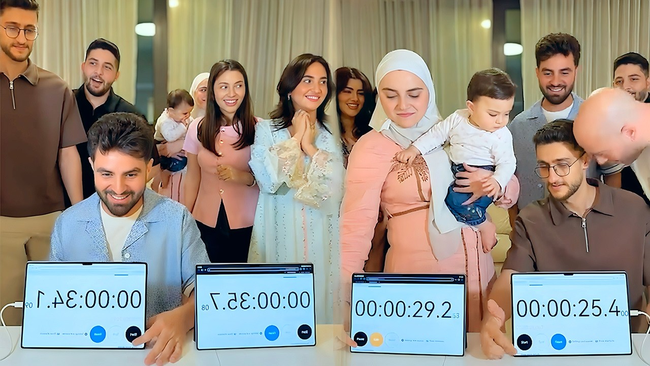 لعبة توقيف الوقت 🕔 فريق الشباب ضد البنات 😂🔥