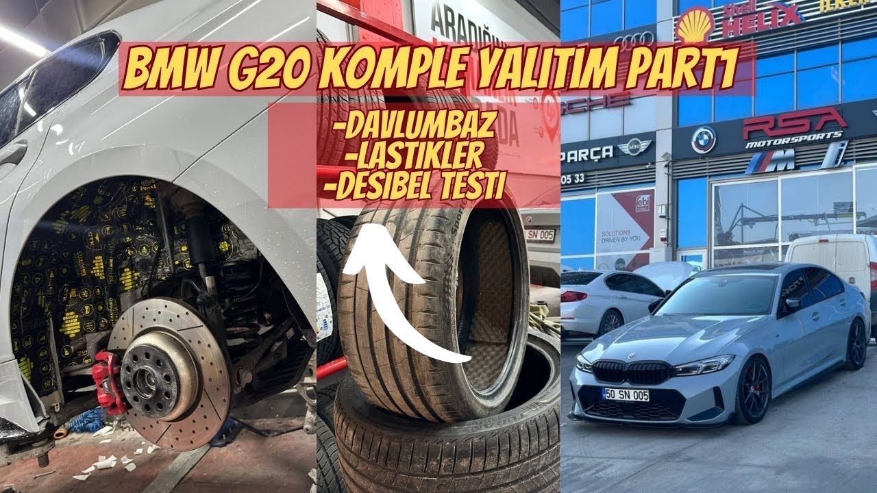 Yalıtım Part2 | Davlumbaz & Lastik Yalıtımı | Sonrası Ölçüm | 7 Serisi Sessizliğinde 3 Serisi?