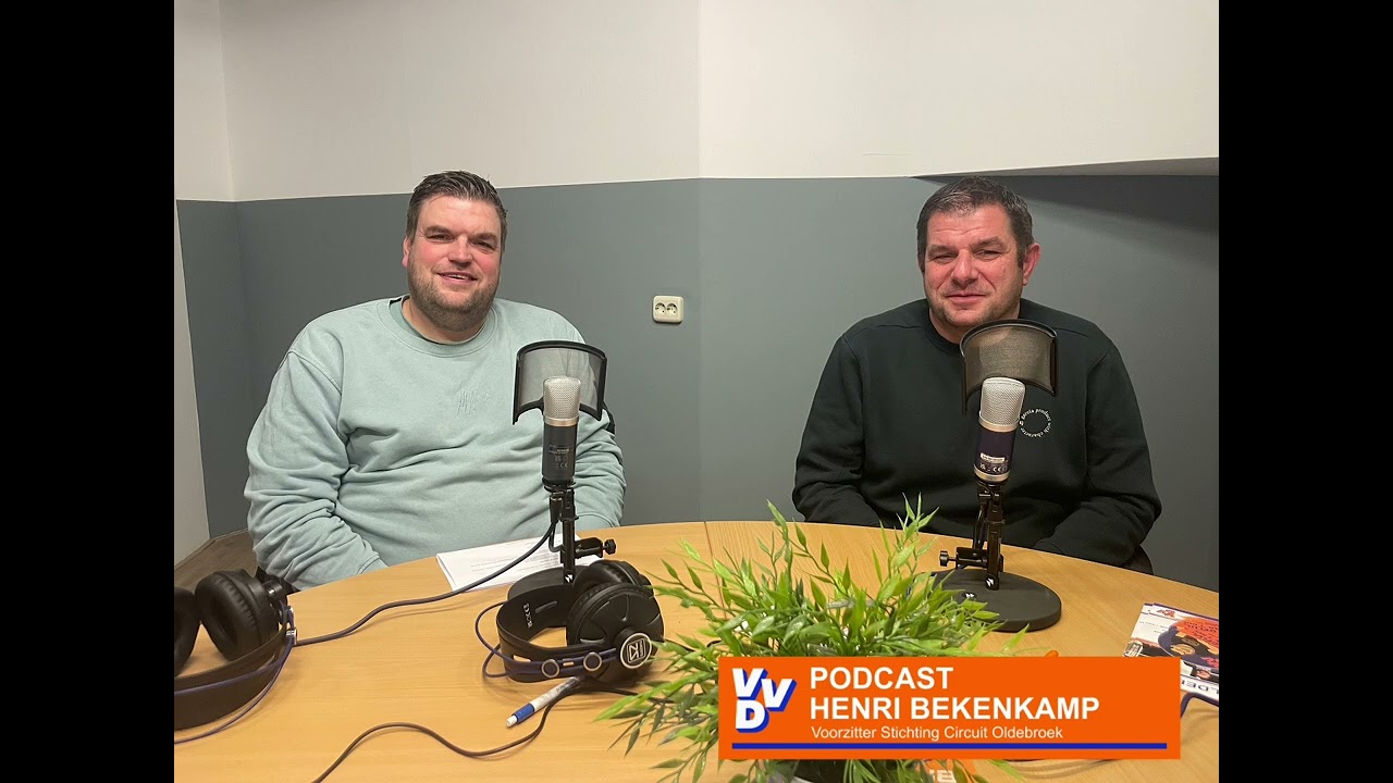 VVD Oldebroek in gesprek met Henri Bekenkamp, voorzitter van stichting Circuit Oldebroek
