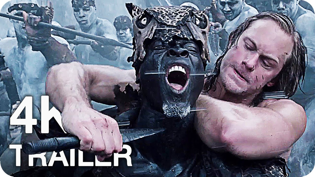 THE LEGEND OF TARZAN Movie Trailer 1 & 2 4K UHD (2016)