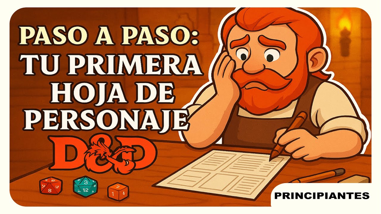 Paso a paso: tu primera hoja de personaje D&D (edición 2024)