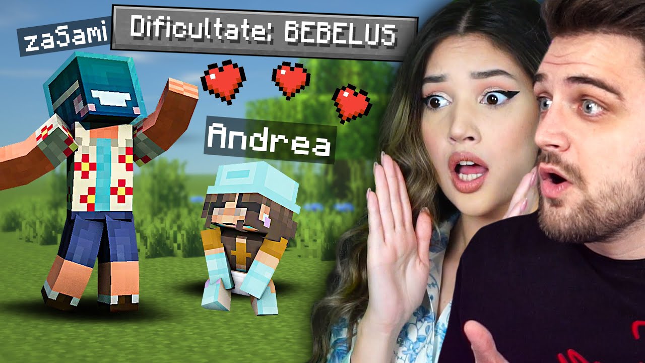 Minecraft *BABY MODE* cu IUBITA MEA ! (SUPER AMUZANT)