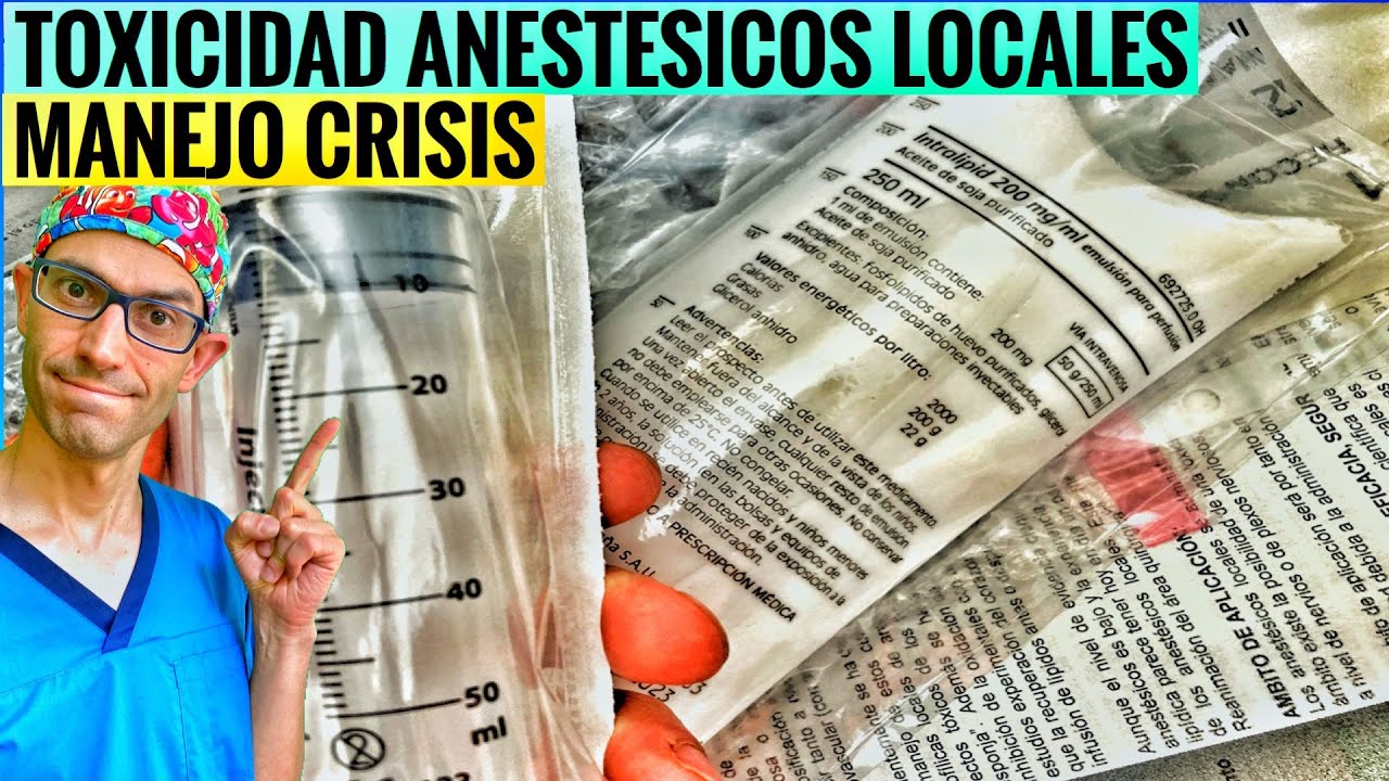 MANEJO TOXICIDAD POR ANESTESICOS LOCALES