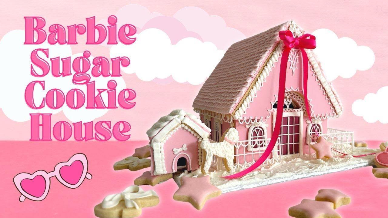 Barbie Sugar Cookie House [took me over a week 🫠 make it if you dare!]