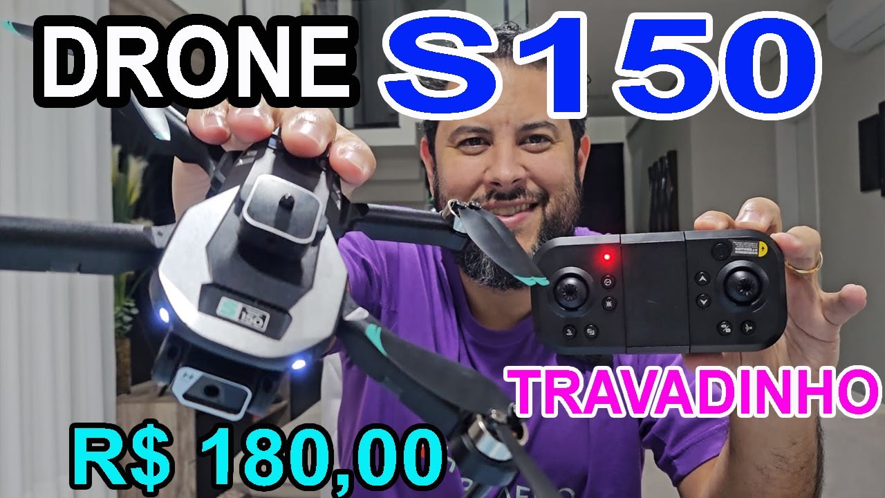 Drone S150 Como ligar todas as configurações de controle e botões como configurar