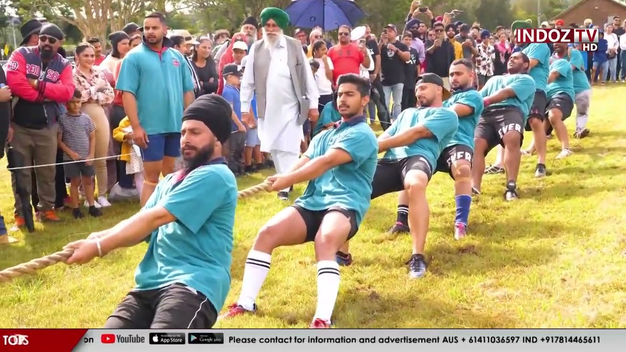Tug of War Game | Rassa Kassi | 34 Australian Games Sikh Game | INDOZ TV