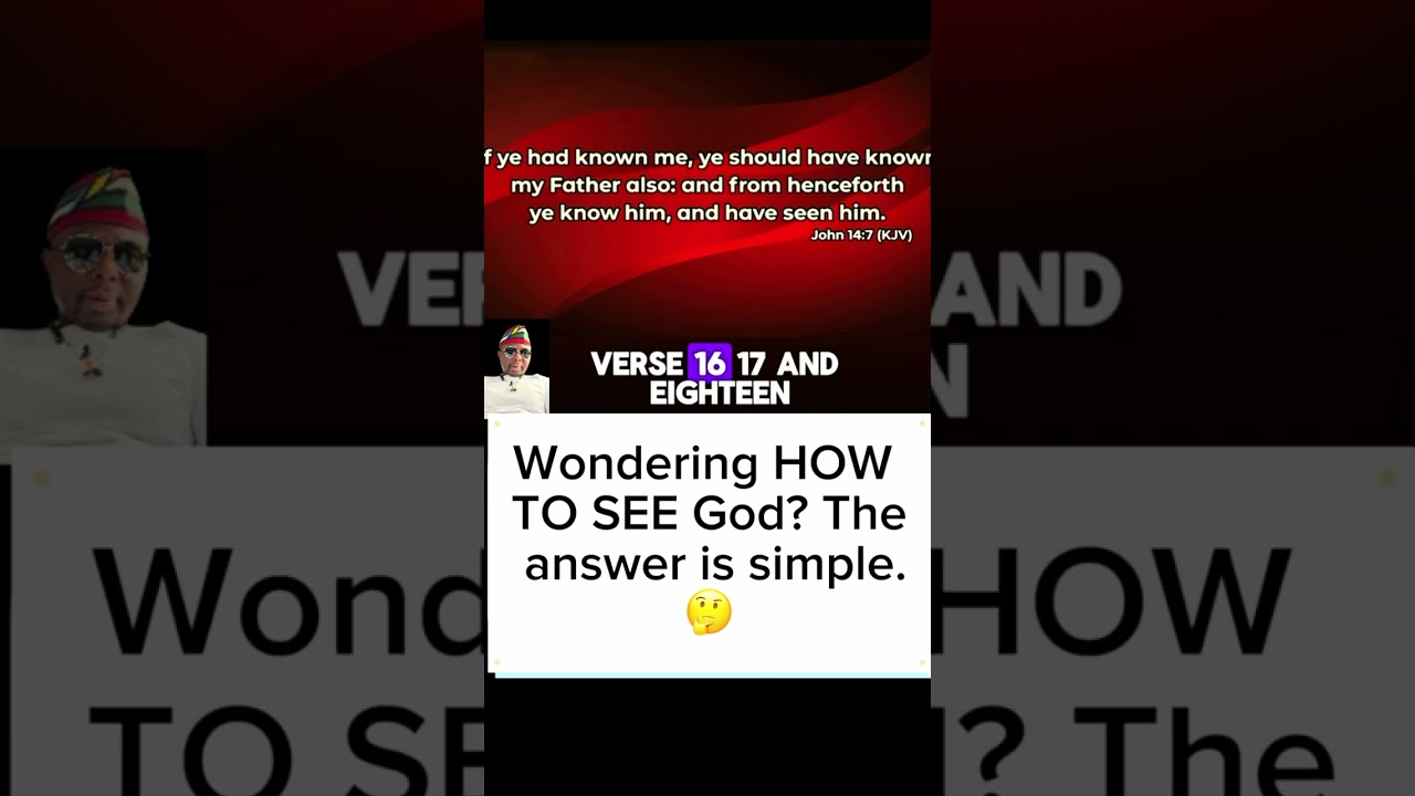 WONDERING How to See God? The Answer Is Simple 🤔