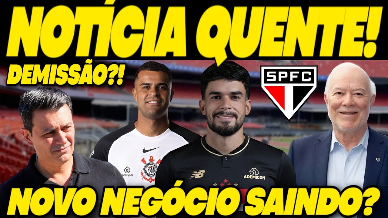 AGITOU A BARRA FUNDA! SURPRESA DEMAIS! NOVA NEGOCIAÇÃO POR JOGADOR EXPLODE MERCADO DO SÃO PAULO