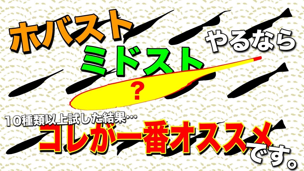 ホバスト・ミドストやるなら結局コレが一番！オススメルアーとフック！