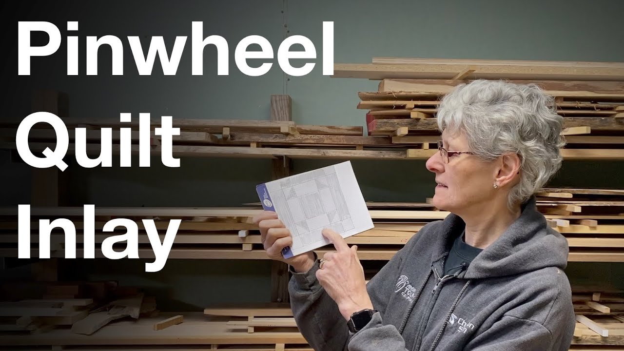 Making Wood Inlay - Pinwheel Quilt Pattern