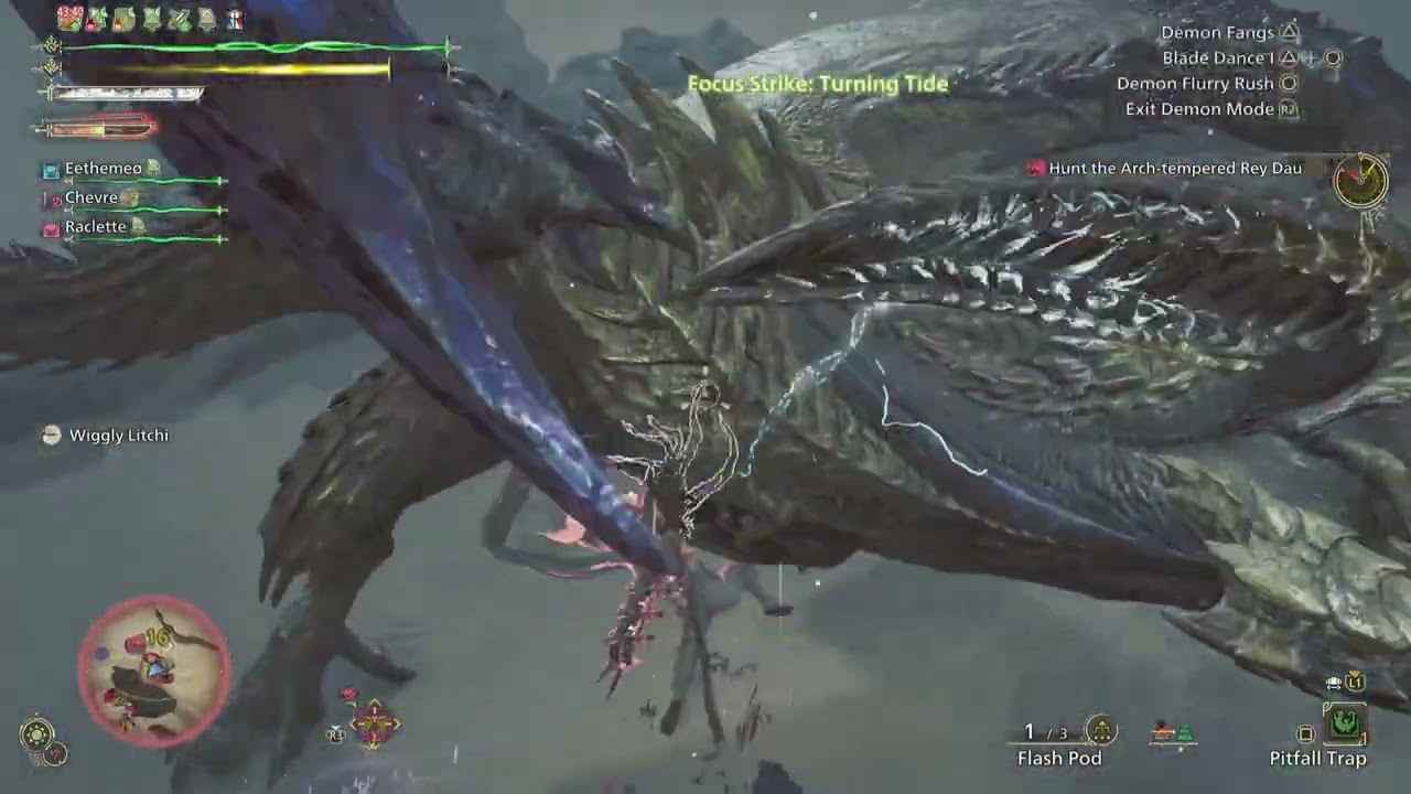Monster Hunter Wilds_10 Stars Arch Tempered Rey Dau_Ruler of the Desert Kingdom_Dual Blade