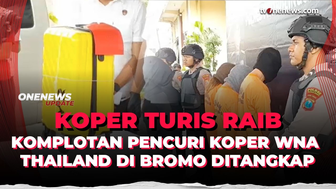 Koper WNA Thailand di Bromo Raib, Polisi Ringkus Tiga Pelaku | OneNews Update