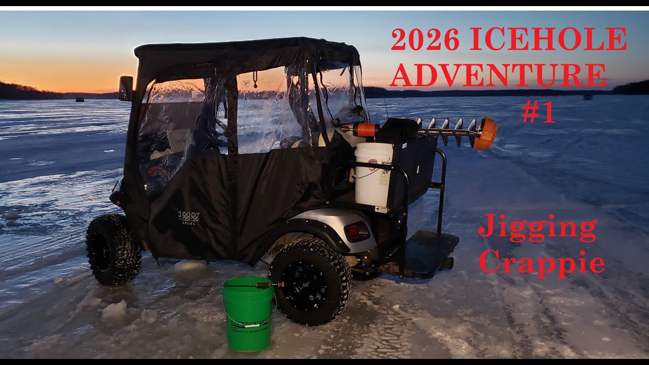 NFN 2026 Icehole Adventure #1 (Ice Fishing) Jigging for Crappie