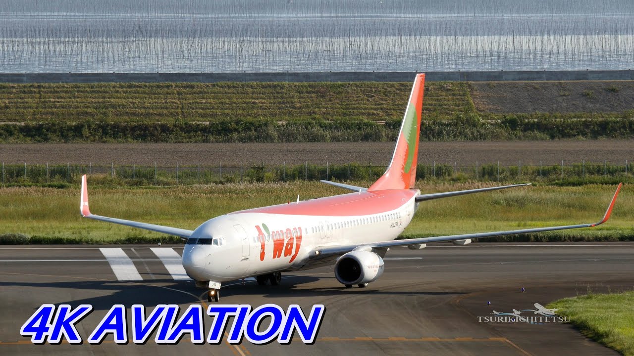 【4K】佐賀空港　T'Way Air Boeing 737-8Q8WL　[HL8294] @Saga Airport