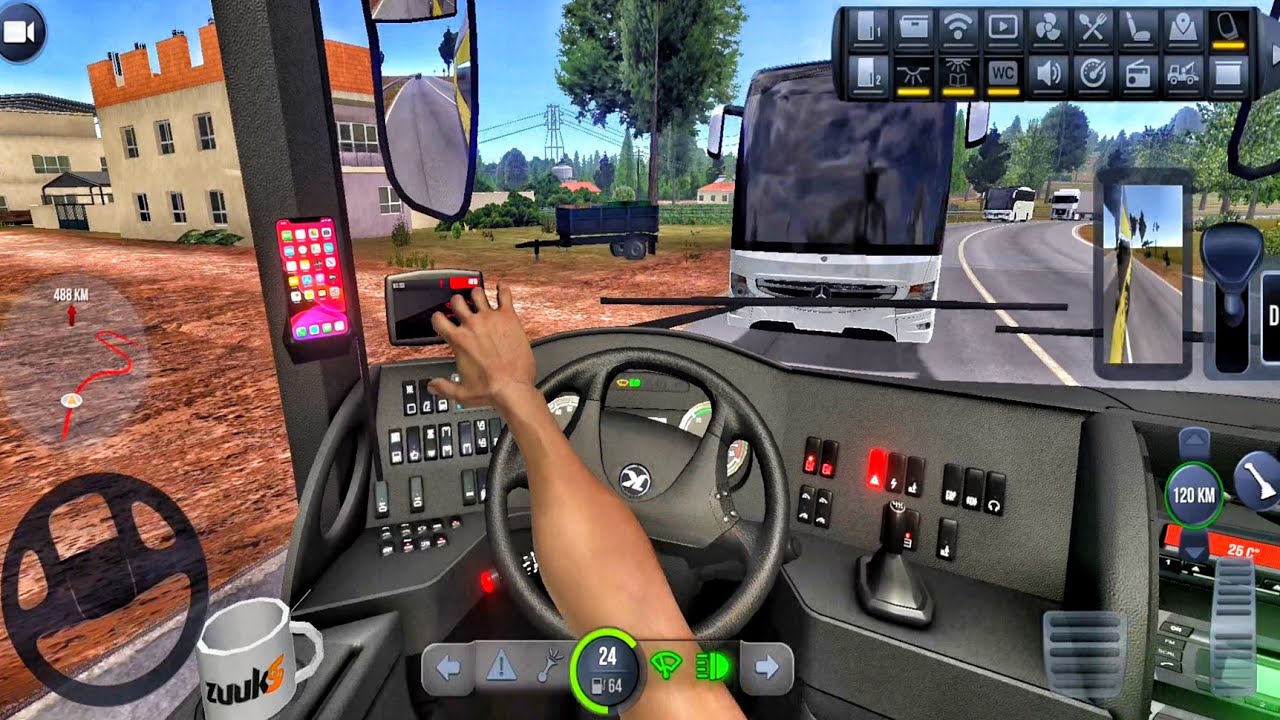 Bus Simulator Ultimate : Luxury Double Decker Bus Offroad Driving - Android Gameplay