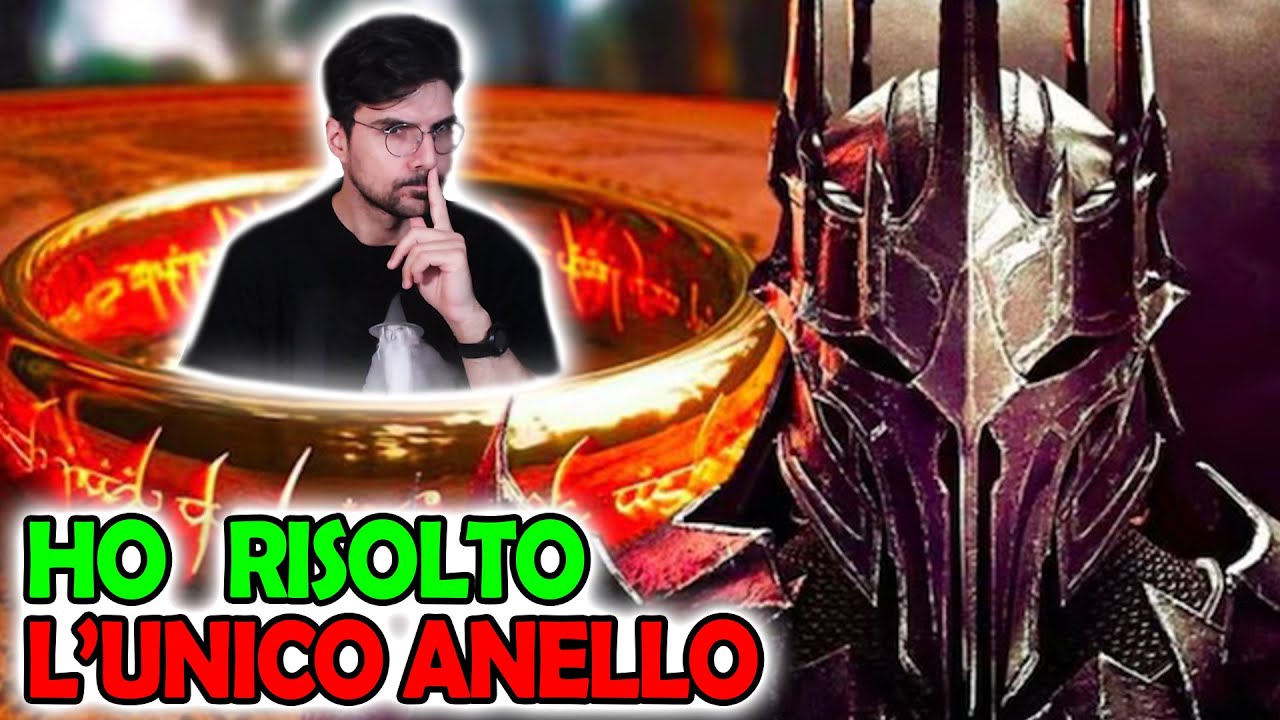 Il VERO MOTIVO per cui SAURON crea l'UNICO ANELLO