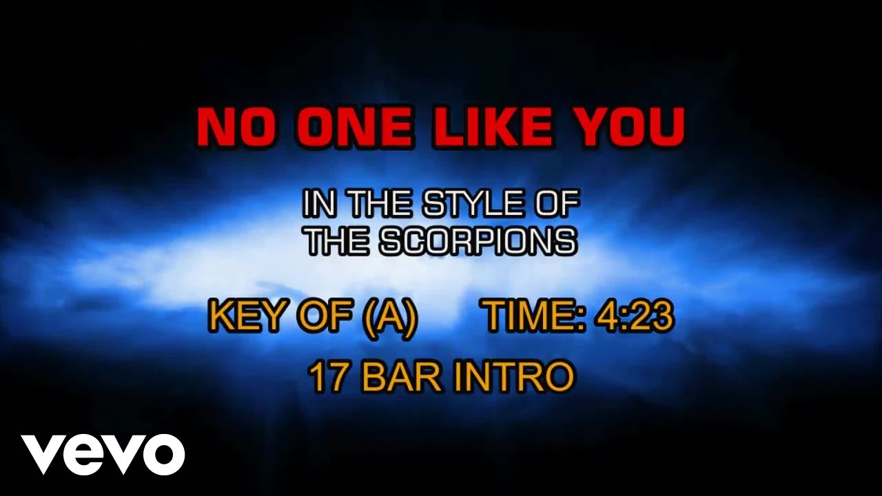 Scorpions - No One Like You (Karaoke)
