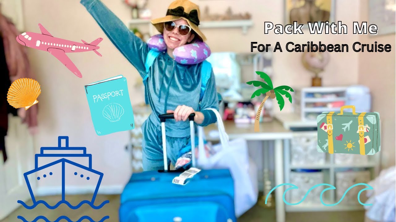 Pack With Me For a Caribbean Cruise (cruise essentials) 🌴🌊🚢🐚🌺