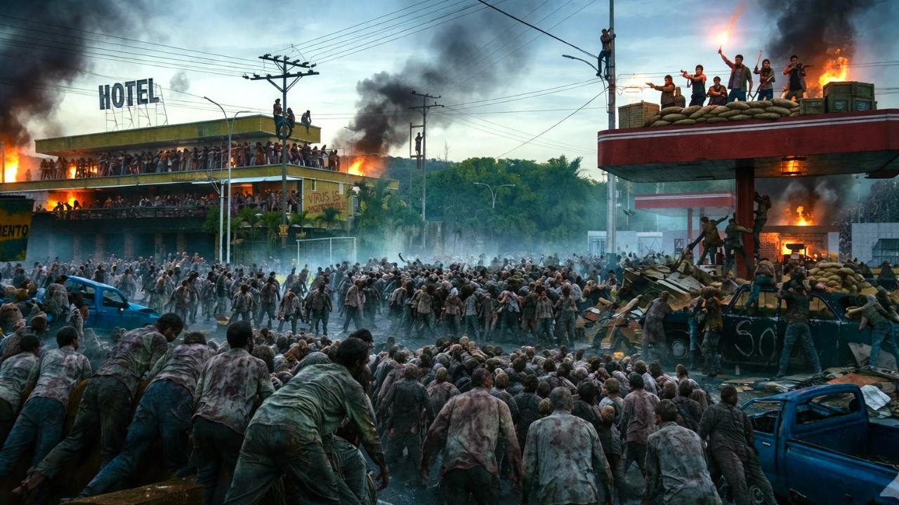 A Quiet Town Turns to Chaos After a Mysterious Zombie Virus Spreads Rapidly