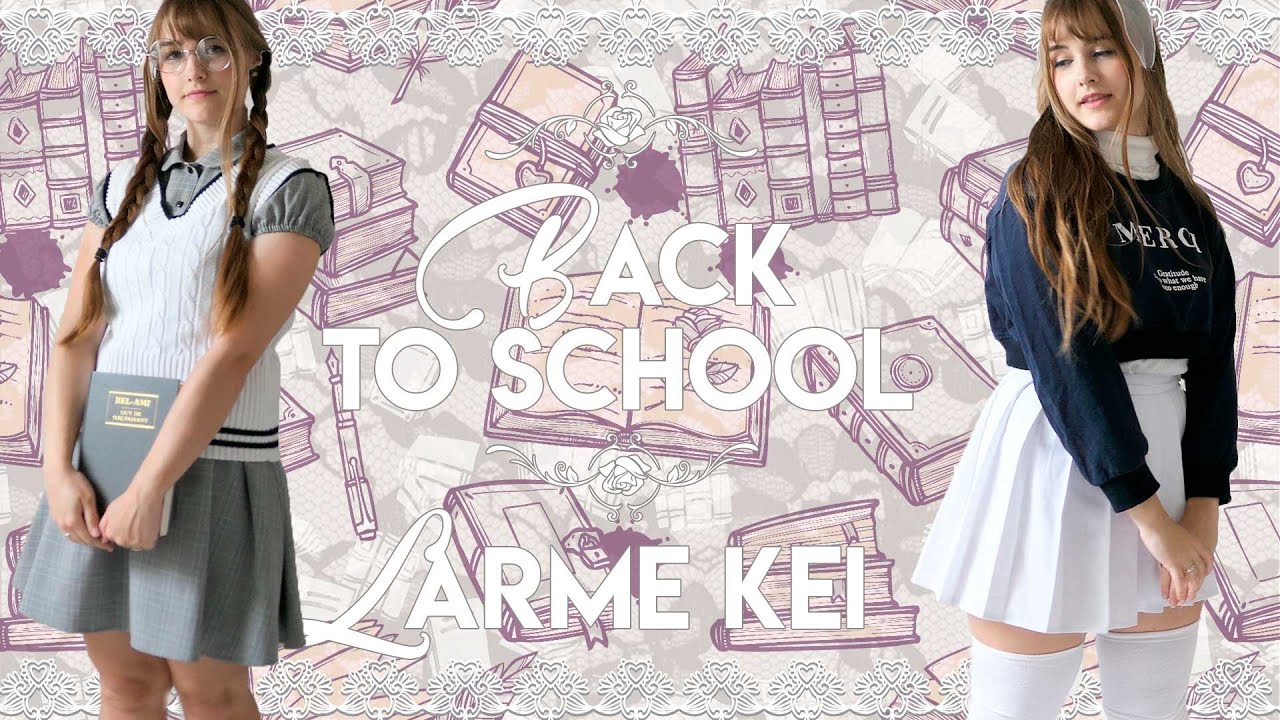 Preppy Back to school outfits ❤︎  jfashion, larme kei