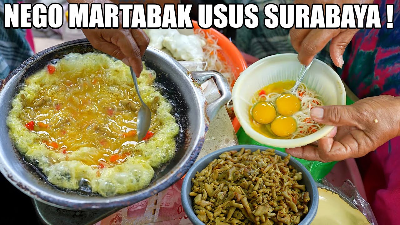 PEDAGANG INI JUALAN MARTABAK USUS 3 RIBU, TERNYATA BUATNYA PAKE PIRING KECIL !