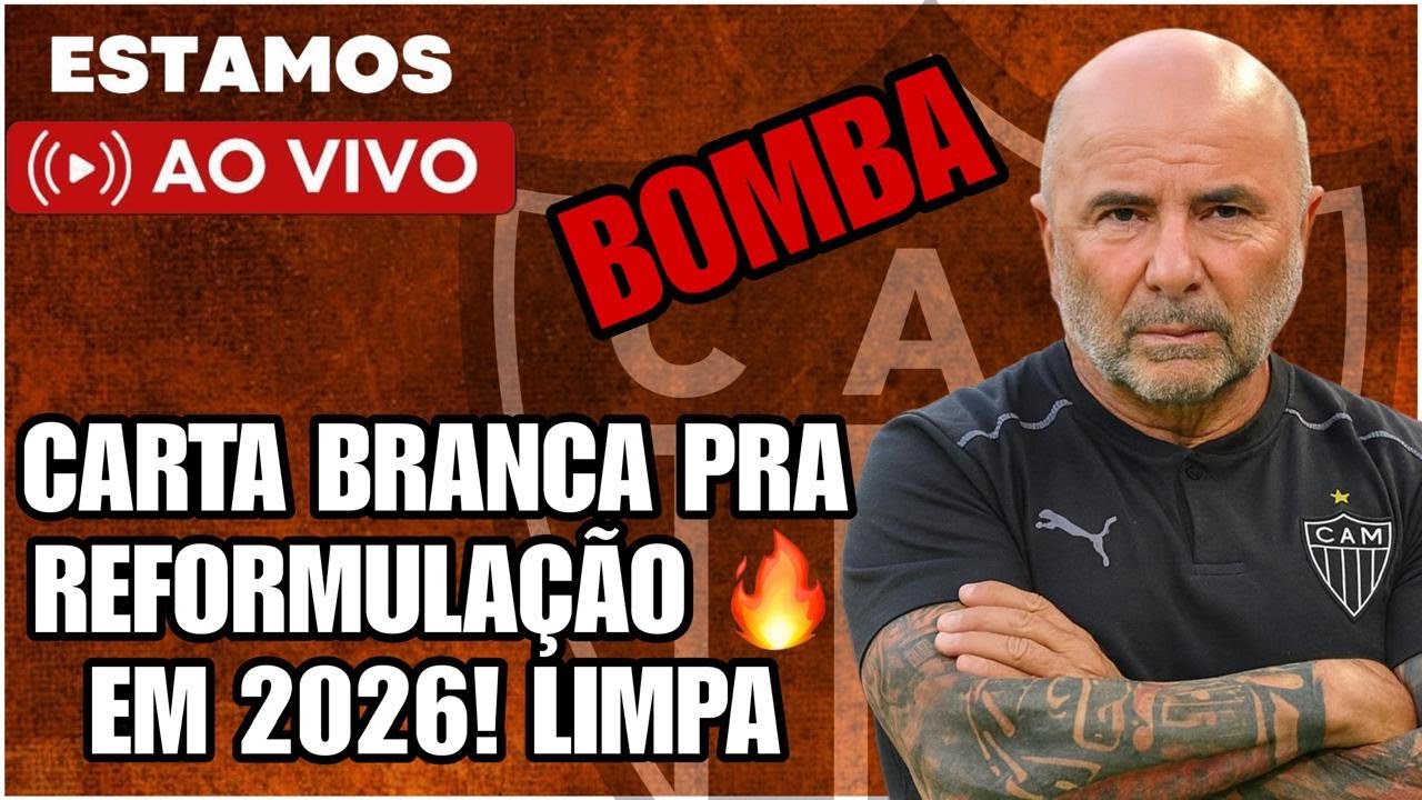 💣BOMBA SAMPAOLI TEM CARTA BRANCA PRA REFORMULAR ELENCO 2026 ENTENDA TUDO AQUI NOT&Iacute;CIAS DO GALO
